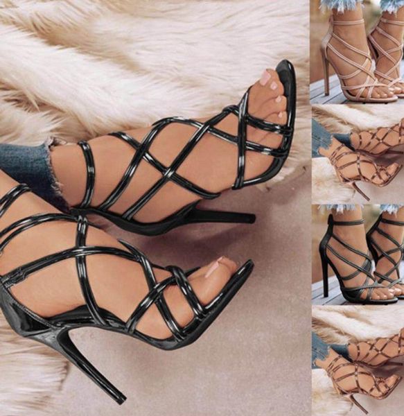 women's sandals party open toe high heels fish mouth stiletto summer fashion ladies beach shoes plus size c140#, Black
women's sandals party open toe high heels fish mouth stiletto summer fashion ladies beach shoes plus size c140#, Black
