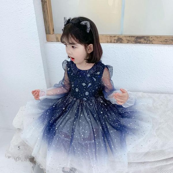 skirts elegant party wedding girls dress starry gradient sequin baby kids tutu mesh lantern sleeve children vestidos 24m-8t, Blue
skirts elegant party wedding girls dress starry gradient sequin baby kids tutu mesh lantern sleeve children vestidos 24m-8t, Blue