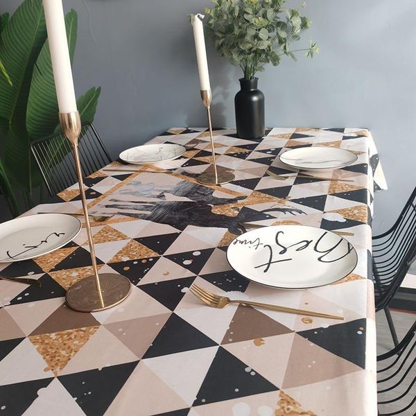 table cloth geometry cotton and linen restaurant creative tablecloth living room waterproof oil-proof for dining
table cloth geometry cotton and linen restaurant creative tablecloth living room waterproof oil-proof for dining