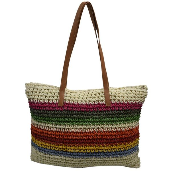 jewelry pouches, bags fashion lady handbag beach rainbow color shoulder korean version of the trend straw bag, Pink;blue
jewelry pouches, bags fashion lady handbag beach rainbow color shoulder korean version of the trend straw bag, Pink;blue