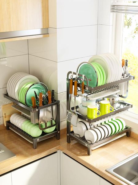 stainless steel bowl and dish storage rack, household rack,, chopsticks airing, multi-layer table rack bottles & jars
stainless steel bowl and dish storage rack, household rack,, chopsticks airing, multi-layer table rack bottles & jars