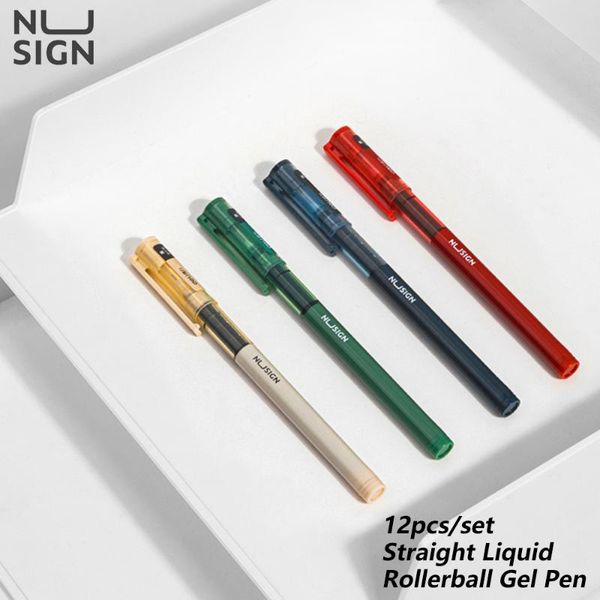 ballpoint pens nusign 12pcs/set pen fast dry sign 0.5mm black ink portable smooth writing exam stationery office supplies, Blue;orange
ballpoint pens nusign 12pcs/set pen fast dry sign 0.5mm black ink portable smooth writing exam stationery office supplies, Blue;orange