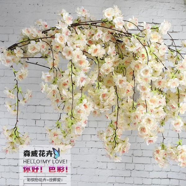 colors artificial flower strings,100cm cherry rattan ,wedding party home decoration decorative flowers & wreaths
colors artificial flower strings,100cm cherry rattan ,wedding party home decoration decorative flowers & wreaths