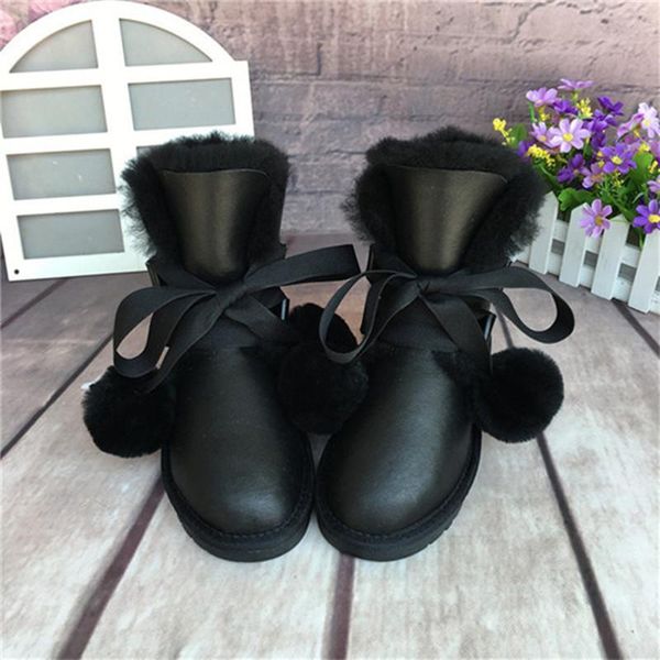boots 2021 brand women's snow 100% genuine sheepskin woman lady warm natural fur shoes, Black
boots 2021 brand women's snow 100% genuine sheepskin woman lady warm natural fur shoes, Black