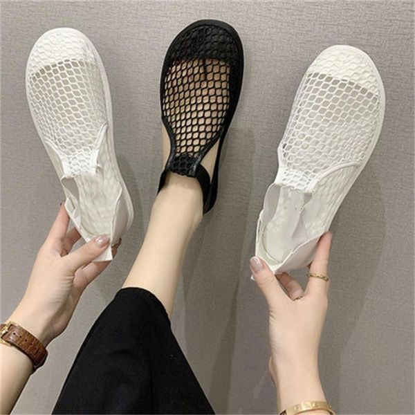 sandals women 2021 summer style baotou fairy wind fashion breathable hollow mesh upper sports flat shoes zapatillas mujer, Black
sandals women 2021 summer style baotou fairy wind fashion breathable hollow mesh upper sports flat shoes zapatillas mujer, Black