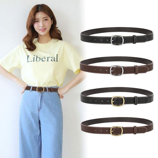 belts waist belt for women's fine waistband young girl lady jeans versatile korean fashion simple black decorative, Black;brown
belts waist belt for women's fine waistband young girl lady jeans versatile korean fashion simple black decorative, Black;brown