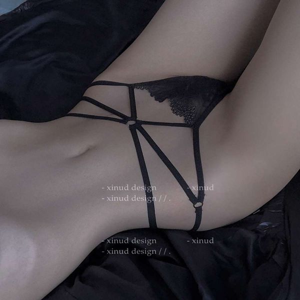 serious temptation lace bandage cross underwear women's warming t-shaped, Black;white
serious temptation lace bandage cross underwear women's warming t-shaped, Black;white