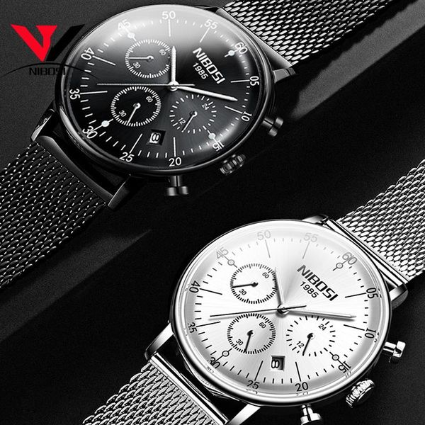 wristwatches reloj hombre 2021 nibosi men's watches dress fashion wrist watch chronograph man clock relogios, Slivery;brown
wristwatches reloj hombre 2021 nibosi men's watches dress fashion wrist watch chronograph man clock relogios, Slivery;brown