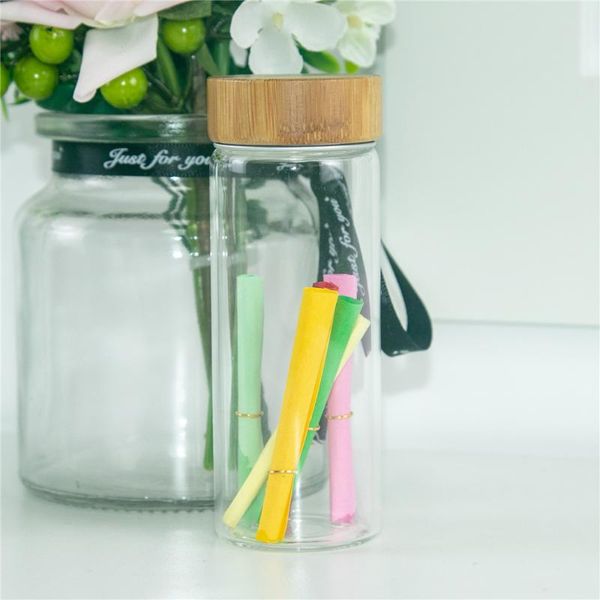 storage bottles & jars 6pcs 150ml clear glass bottle with bamboo wood aluminum cover double layer material good sealing performance quality
storage bottles & jars 6pcs 150ml clear glass bottle with bamboo wood aluminum cover double layer material good sealing performance quality