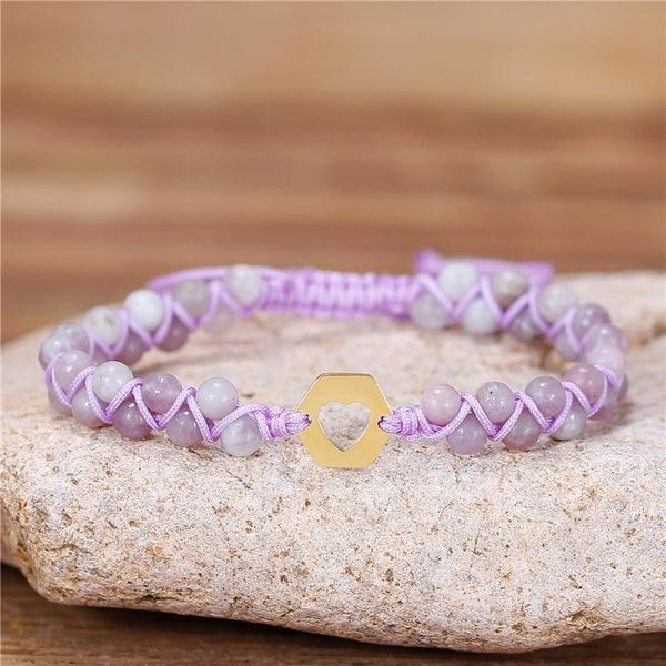 classic heart charm bracelet yoga natural stone syringa beads braided bridesmaid boho art jewelry drop bracelets, Golden;silver
classic heart charm bracelet yoga natural stone syringa beads braided bridesmaid boho art jewelry drop bracelets, Golden;silver