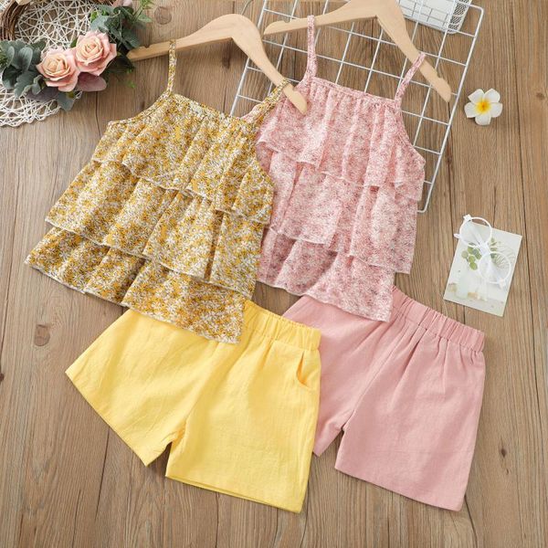 clothing sets girls baby toddler sleeveless floral vest shirt shorts 2pc outfit set kid girl clothes children, White
clothing sets girls baby toddler sleeveless floral vest shirt shorts 2pc outfit set kid girl clothes children, White