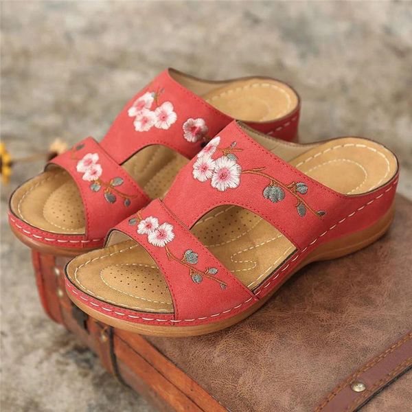 summer shoes woman flower printed slippers fashion embroidery women comfortable, Black
summer shoes woman flower printed slippers fashion embroidery women comfortable, Black