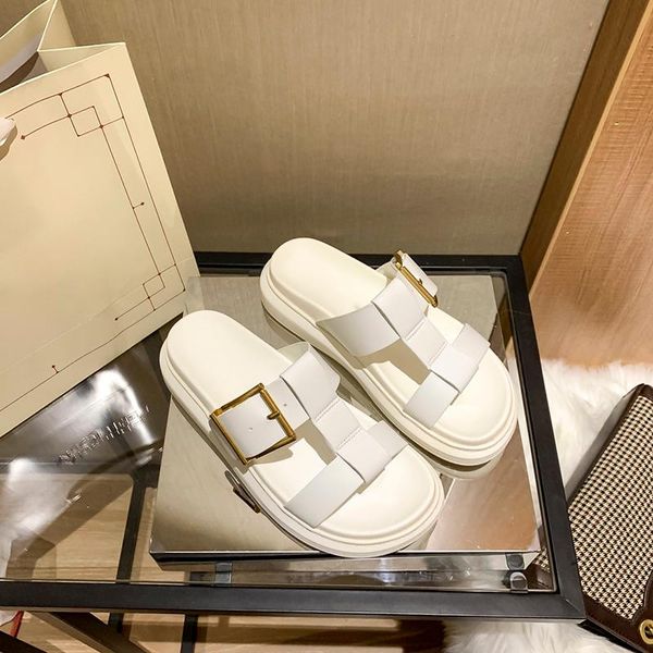 slippers fashion hardware buckle decoration platform beach sandals 2021 summer bottom-increased flat daddy sports, Black
slippers fashion hardware buckle decoration platform beach sandals 2021 summer bottom-increased flat daddy sports, Black