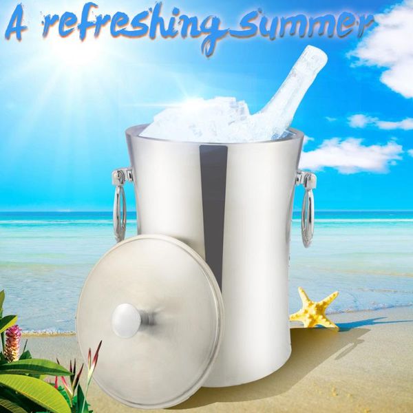 ice buckets and coolers bucket insulated stainless steel double walled with lid clips water traps for beer wine cooler
ice buckets and coolers bucket insulated stainless steel double walled with lid clips water traps for beer wine cooler