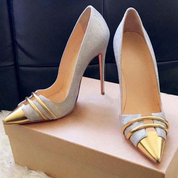 dress shoes 2021 autumn silver glitter gold color matching stiletto high heels pump women thin sequined elegant banquet shoe, Black
dress shoes 2021 autumn silver glitter gold color matching stiletto high heels pump women thin sequined elegant banquet shoe, Black