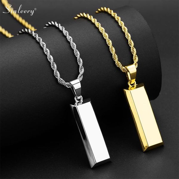chains sinleery stainless steel necklace women men simple chain solid cuboid pendant statement couple jewelry gifts xl296 ssh, Silver
chains sinleery stainless steel necklace women men simple chain solid cuboid pendant statement couple jewelry gifts xl296 ssh, Silver