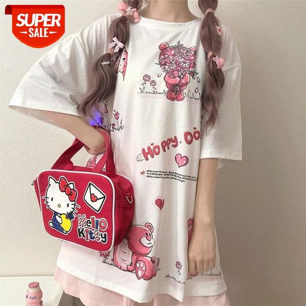 japanese harajuku bf wind cute sweet loli girl graffiti bear loose short-sleeved t-shirt trend #6r4n, White
japanese harajuku bf wind cute sweet loli girl graffiti bear loose short-sleeved t-shirt trend #6r4n, White