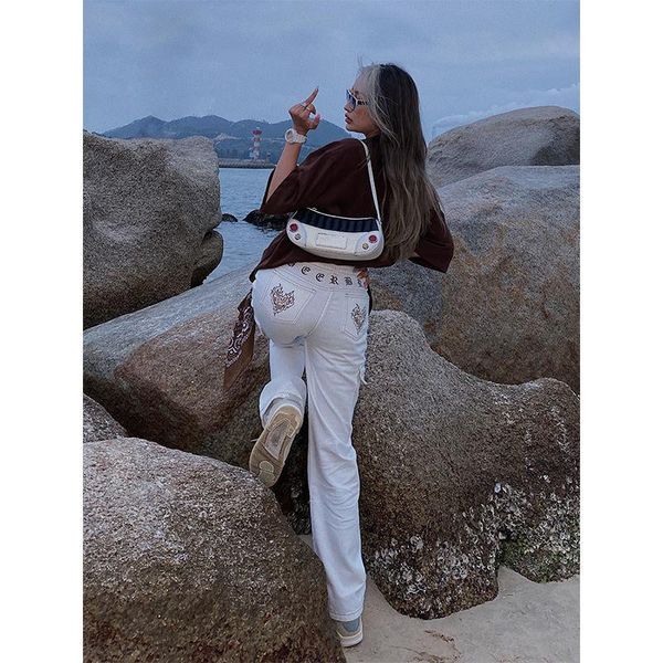 women's jeans women summer korean high waist street embroidery wide leg pants trend for waisted, Blue
women's jeans women summer korean high waist street embroidery wide leg pants trend for waisted, Blue