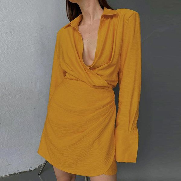 casual dresses v-neck women dress office long sleeve irregular patchwork folds mini autumn nice fashion elegant ladies vestidos, Black;gray
casual dresses v-neck women dress office long sleeve irregular patchwork folds mini autumn nice fashion elegant ladies vestidos, Black;gray