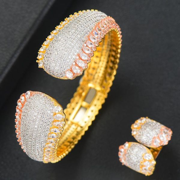 earrings & necklace missvikki dubai morocco super luxury 2 pcs brand gorgeous bangle ring set for women bridal wedding daily party jewelry, Silver
earrings & necklace missvikki dubai morocco super luxury 2 pcs brand gorgeous bangle ring set for women bridal wedding daily party jewelry, Silver