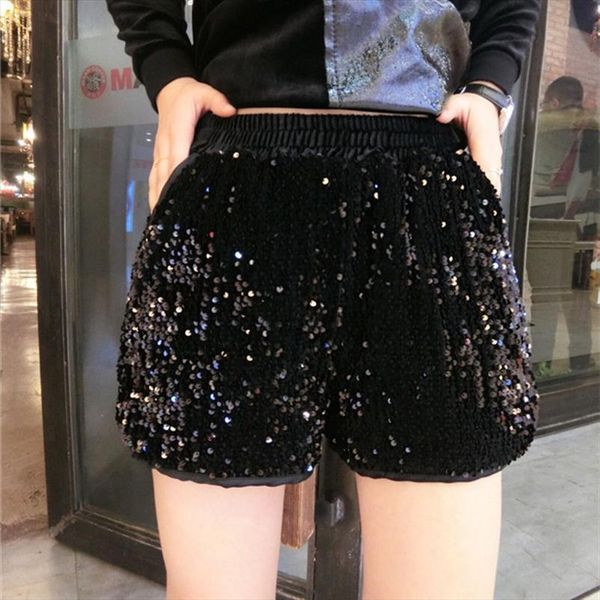 bling elastic waist pockets womens short sequin high feminino skinny party club festival raves dance nightclub, White;black
bling elastic waist pockets womens short sequin high feminino skinny party club festival raves dance nightclub, White;black