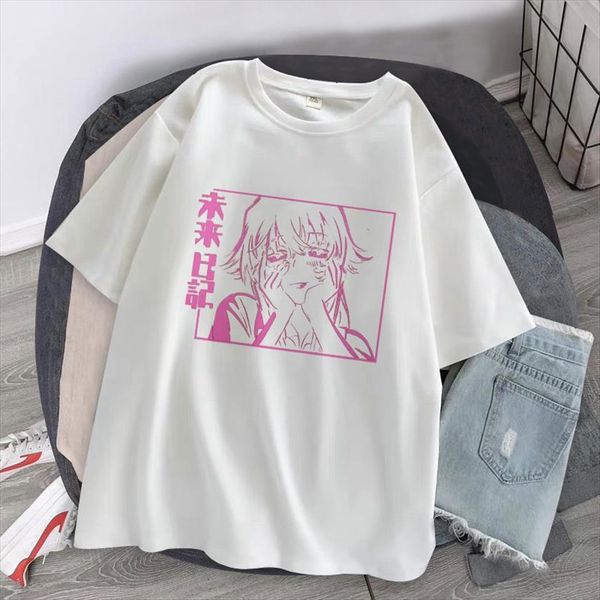yuno gasai in school uniform women homme cotton tee manga mirai nikki future diary tshirts short sleeve clothing, White
yuno gasai in school uniform women homme cotton tee manga mirai nikki future diary tshirts short sleeve clothing, White