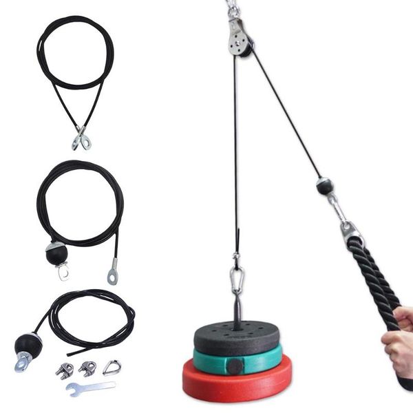 5mm 2m lifting load adjustable steel fitness diy pulley cable rope machine attachment system workout equipment sport accessories
5mm 2m lifting load adjustable steel fitness diy pulley cable rope machine attachment system workout equipment sport accessories