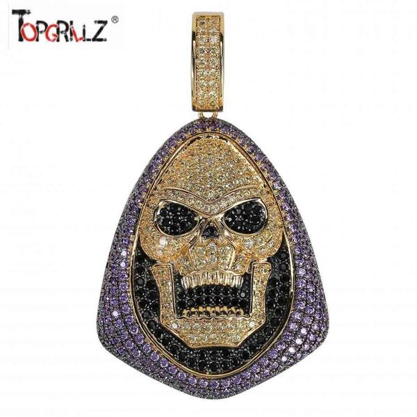 new fashion iced out skeletor pendant necklace with tennis chain copper hip hop gold silver color mens/women charm chain jewelry x0509, Black
new fashion iced out skeletor pendant necklace with tennis chain copper hip hop gold silver color mens/women charm chain jewelry x0509, Black
