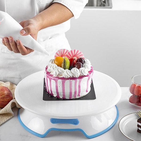 plastic cake plate turntable rotating anti-skid round stand decorating revolving kitchen diy pan baking tool 31cm ad & pastry tools
plastic cake plate turntable rotating anti-skid round stand decorating revolving kitchen diy pan baking tool 31cm ad & pastry tools