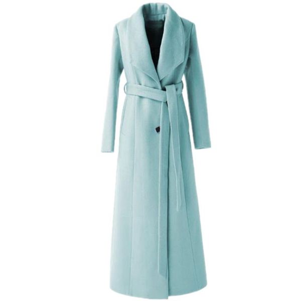 women's wool & blends arrival winter x-long slim woolen overcoat women lapel thicken warm coat plus size, Black
women's wool & blends arrival winter x-long slim woolen overcoat women lapel thicken warm coat plus size, Black