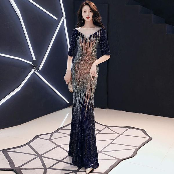 party dresses ae549 evening dress long sparkle 2021 o-neck women elegant sequin mermaid maxi gown, White;black
party dresses ae549 evening dress long sparkle 2021 o-neck women elegant sequin mermaid maxi gown, White;black