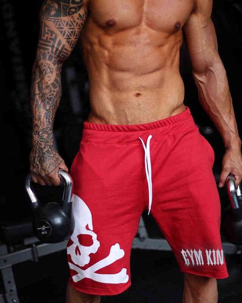 2021 new summer mens skull printed cotton shorts man gyms fitness knee length sweatpants male jogger workout loose short pants g1209, White;black
2021 new summer mens skull printed cotton shorts man gyms fitness knee length sweatpants male jogger workout loose short pants g1209, White;black