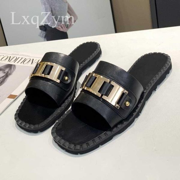 slippers golden chain sandals platform slides women summer flat thick sole casual comfort real leather beach shoes mules, Black
slippers golden chain sandals platform slides women summer flat thick sole casual comfort real leather beach shoes mules, Black