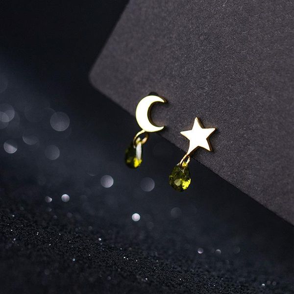 dangle & chandelier moon star real 925 silver earrings with pendant green zircon golden minimalist for women 2021 fashion jewelry gift party
dangle & chandelier moon star real 925 silver earrings with pendant green zircon golden minimalist for women 2021 fashion jewelry gift party