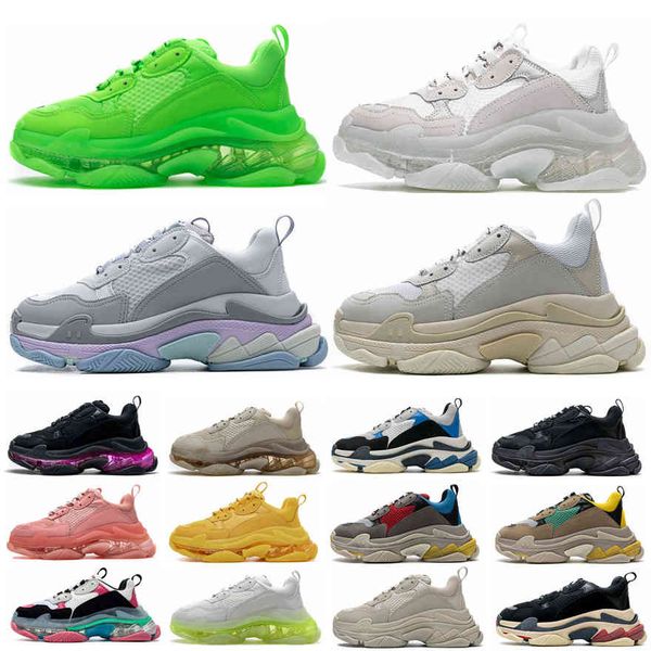 paris 17fw triple s clear sole sneakers mens women casual shoes makaron pure black white green platform sports old dad shoe
paris 17fw triple s clear sole sneakers mens women casual shoes makaron pure black white green platform sports old dad shoe