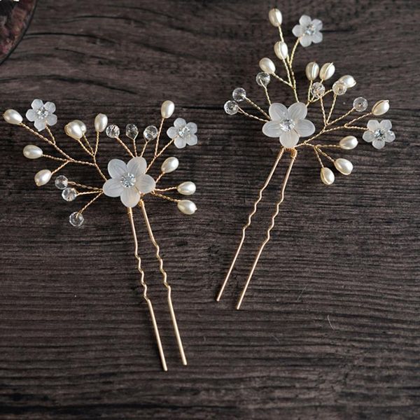 hair clips & barrettes 2pcs gold color pearls crystal flower brides hairpins women wedding accessories handmade headpiece bridal jewelry, Golden;silver
hair clips & barrettes 2pcs gold color pearls crystal flower brides hairpins women wedding accessories handmade headpiece bridal jewelry, Golden;silver