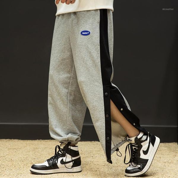 spring summer black grey sweatpants men button joggers baggy trousers male sportswear track pants men's
spring summer black grey sweatpants men button joggers baggy trousers male sportswear track pants men's