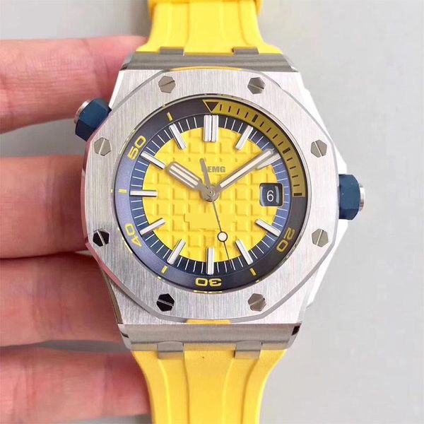 wristwatches men's watch luxury automatic mechanical for men oemg 15710 yellow dial 42mm rubber strap 1:1, Slivery;brown
wristwatches men's watch luxury automatic mechanical for men oemg 15710 yellow dial 42mm rubber strap 1:1, Slivery;brown