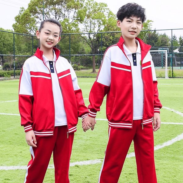 primary middle students' red school suit spring and autumn kindergarten graduation class uniform college style, Gray
primary middle students' red school suit spring and autumn kindergarten graduation class uniform college style, Gray