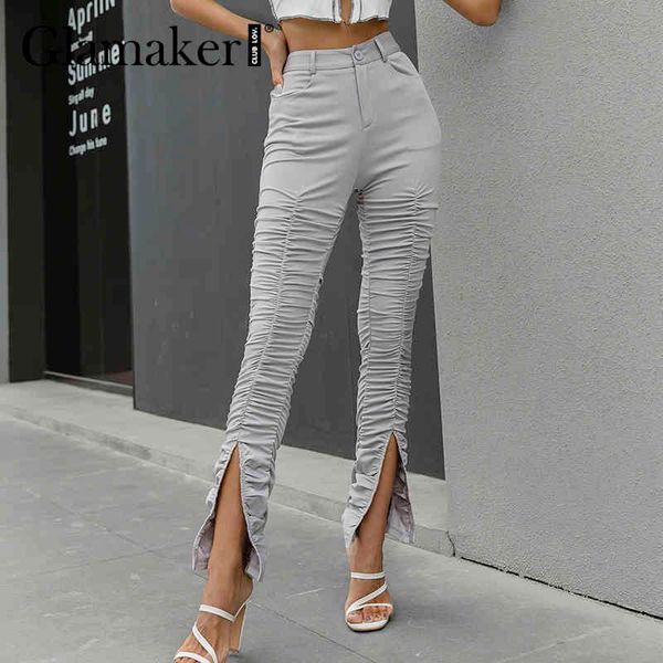 glamaker folds slim women pants elasticity summer split party club trousers with pocket fashion y2k bodycon spring pants 210414, Black;white
glamaker folds slim women pants elasticity summer split party club trousers with pocket fashion y2k bodycon spring pants 210414, Black;white