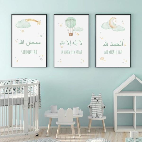 paintings islamic calligraphy prints and posters green cloud star air balloon nursery canvas painting wall art kids bedroom home decor
paintings islamic calligraphy prints and posters green cloud star air balloon nursery canvas painting wall art kids bedroom home decor
