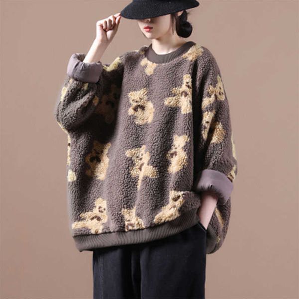 autumn arts style women long sleeve loose cartoon fleece pullovers casual warm o-neck hoodies femme big size s28 210608, Black
autumn arts style women long sleeve loose cartoon fleece pullovers casual warm o-neck hoodies femme big size s28 210608, Black