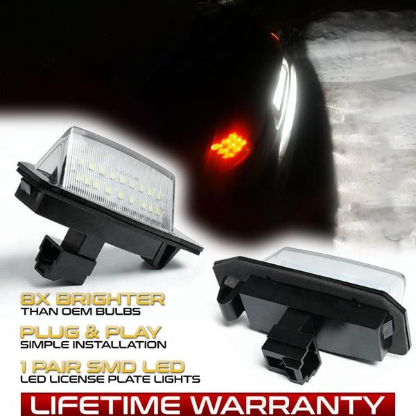 emergency lights 2pcs car led rear license number plate no error white for mitsubishi eclipse cross lancer sportback outlander
emergency lights 2pcs car led rear license number plate no error white for mitsubishi eclipse cross lancer sportback outlander
