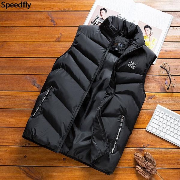 men' sleeveless vest jackets winter fashion male cotton-padded coats men stand collar warm waistcoats clothing casual men's vests, Black;white
men' sleeveless vest jackets winter fashion male cotton-padded coats men stand collar warm waistcoats clothing casual men's vests, Black;white