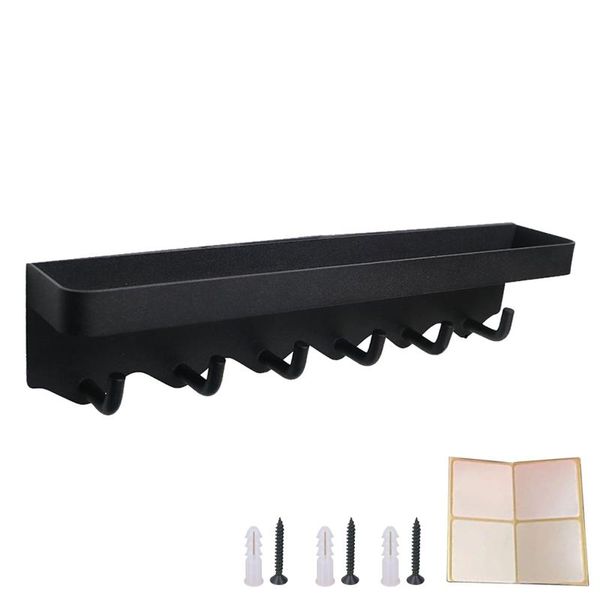 hooks & rails coat hat kitchen storage 6 sticker screw iron black with shelf heavy duty durable key holder wall mounted easy install
hooks & rails coat hat kitchen storage 6 sticker screw iron black with shelf heavy duty durable key holder wall mounted easy install
