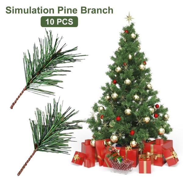 10pcs plastic artificial pine branches plant fake flower handmade diy wedding home christmas decoration decorative flowers & wreaths
10pcs plastic artificial pine branches plant fake flower handmade diy wedding home christmas decoration decorative flowers & wreaths