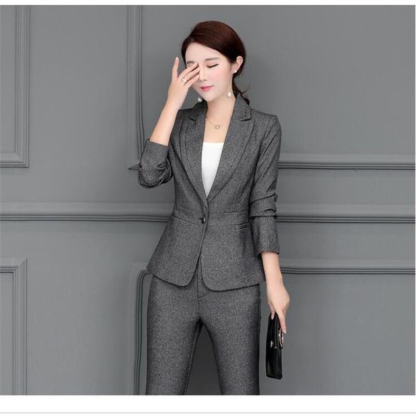 women's suits & blazers spring and autumn formal fashion designs ol style blazer women business pant set elegant office uniform, White;black
women's suits & blazers spring and autumn formal fashion designs ol style blazer women business pant set elegant office uniform, White;black
