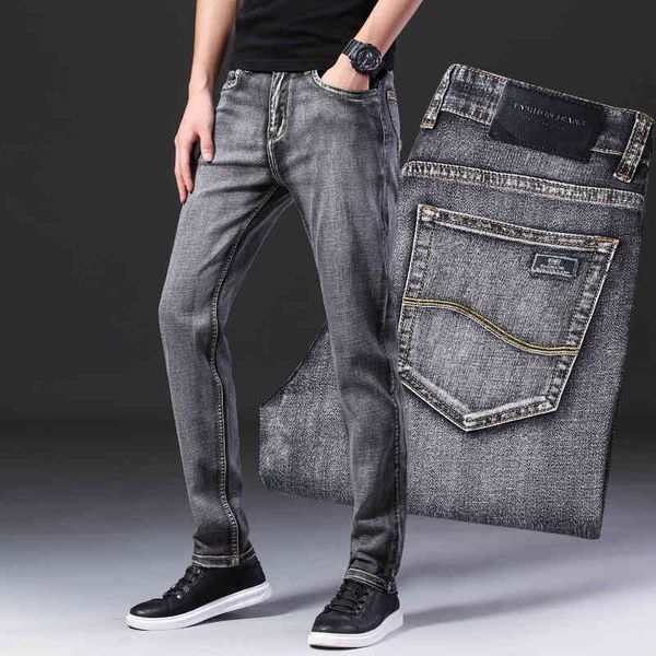 men's jeans calça jeans masculina clássica de alta qualida, calça casual negócios com elástico, marca cinza 07d1, Blue
men's jeans calça jeans masculina clássica de alta qualida, calça casual negócios com elástico, marca cinza 07d1, Blue
