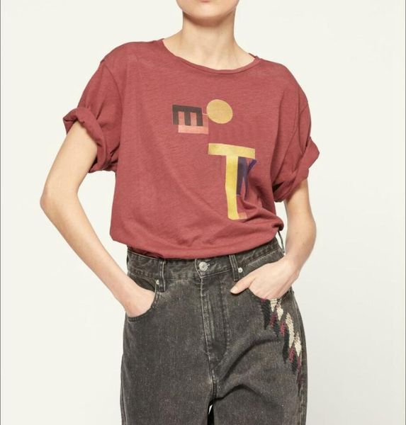 women's t-shirt 100% cotton 2021 french summer women geometric graphic print short sleeve loose fashion round neck top, White
women's t-shirt 100% cotton 2021 french summer women geometric graphic print short sleeve loose fashion round neck top, White
