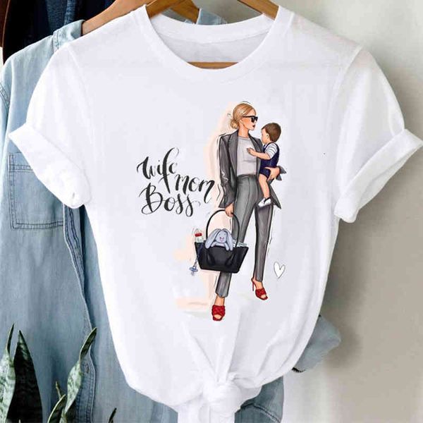 women's t-shirt t-shirts women spring summer boy son happy cartoon mom mother mama clothes graphic tshirt lady print female te, White
women's t-shirt t-shirts women spring summer boy son happy cartoon mom mother mama clothes graphic tshirt lady print female te, White